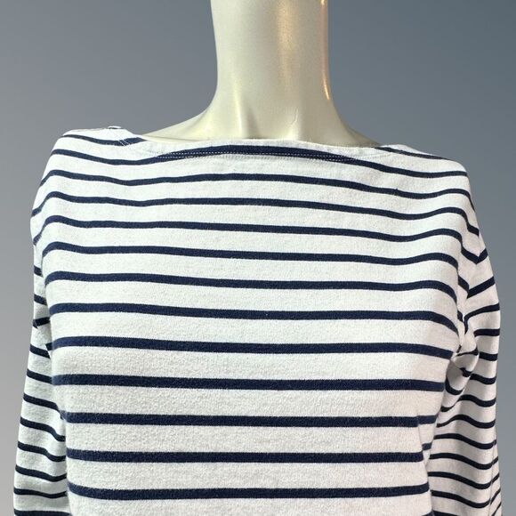 Vineyard Vines Womens Dress Sz M 100% Cotton Stripes Nautical Coastal Casual - Picture 3 of 9